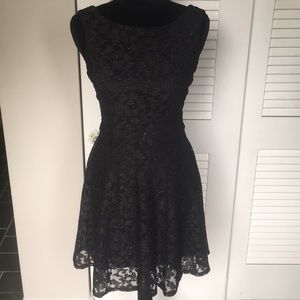 Black lace dress